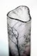 DAUM ACID ETCHED & ENAMELED CAMEO GLASS “RAINY" VASE - 2