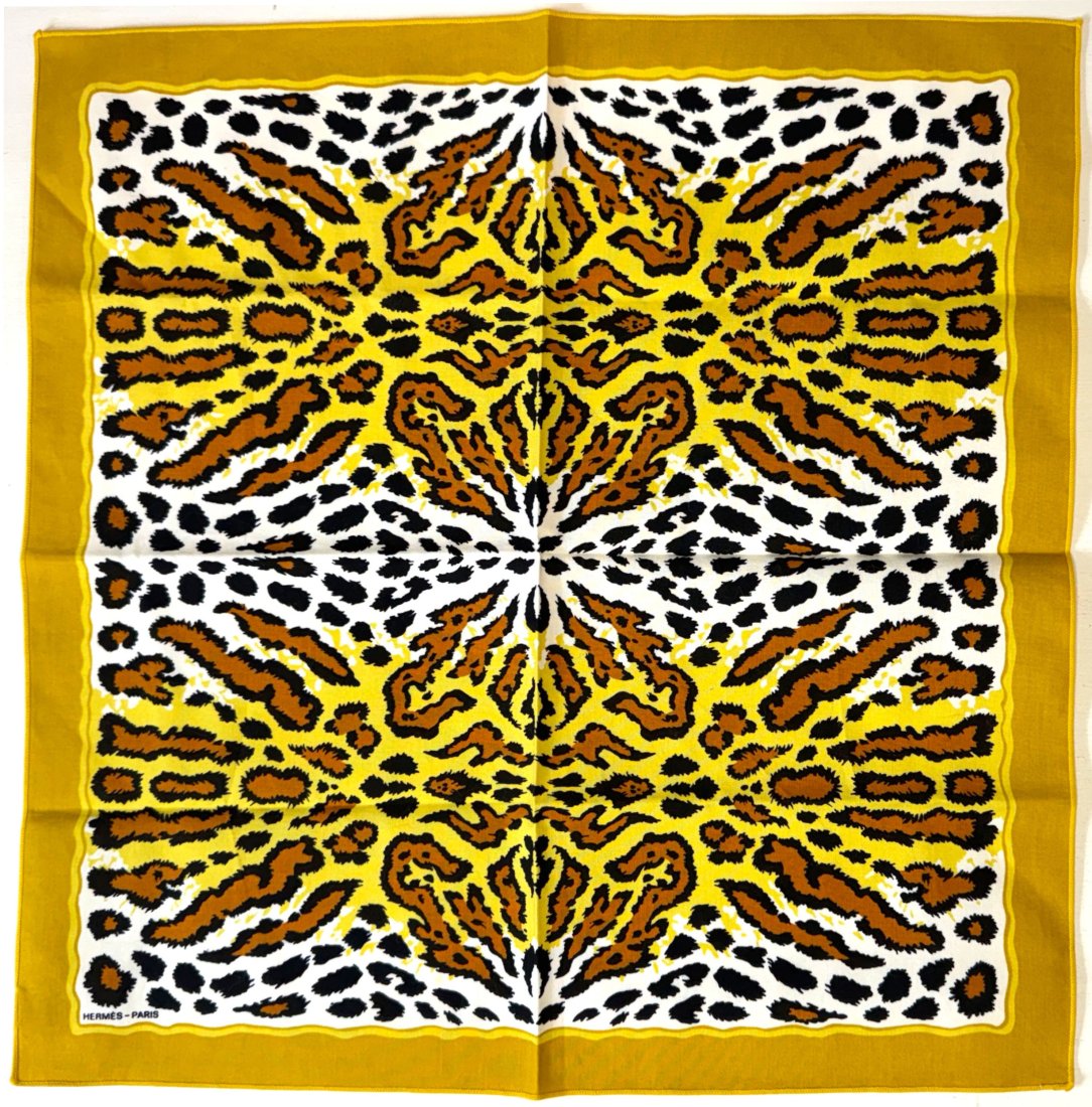 Hermes Cotton Pocket Square (1 of 4)