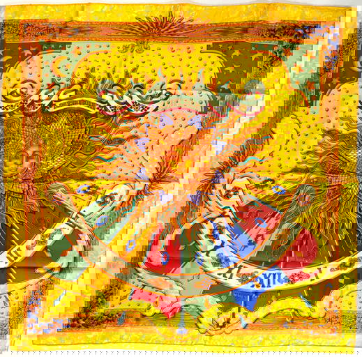 Hermes Silk Scarf, Carp Diem