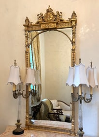 European Renaissance Style Giltwood Pier Mirror
