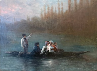 Adolph Gustave Jundt, (French, 1830-1884) Napoleonic Painting