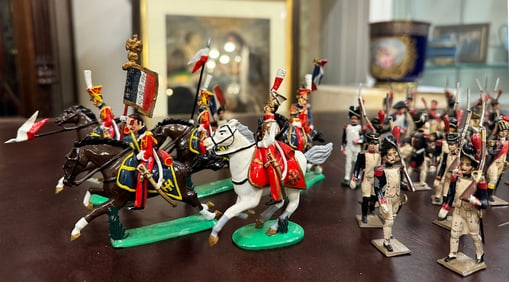 Collection of Vintage Painted Lead Soldiers