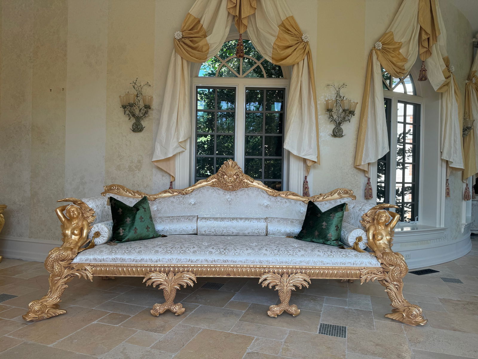 Large & Impressive George III Style Giltwood Settee (1 of 10)