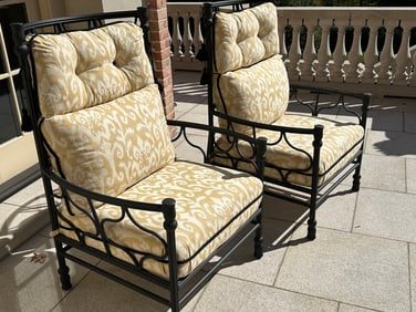 Set of Four Oversized Armchairs