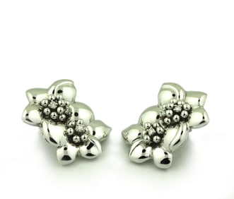 Pair of 18 Karat Gold and Diamond Ear Clips, Sabbadini