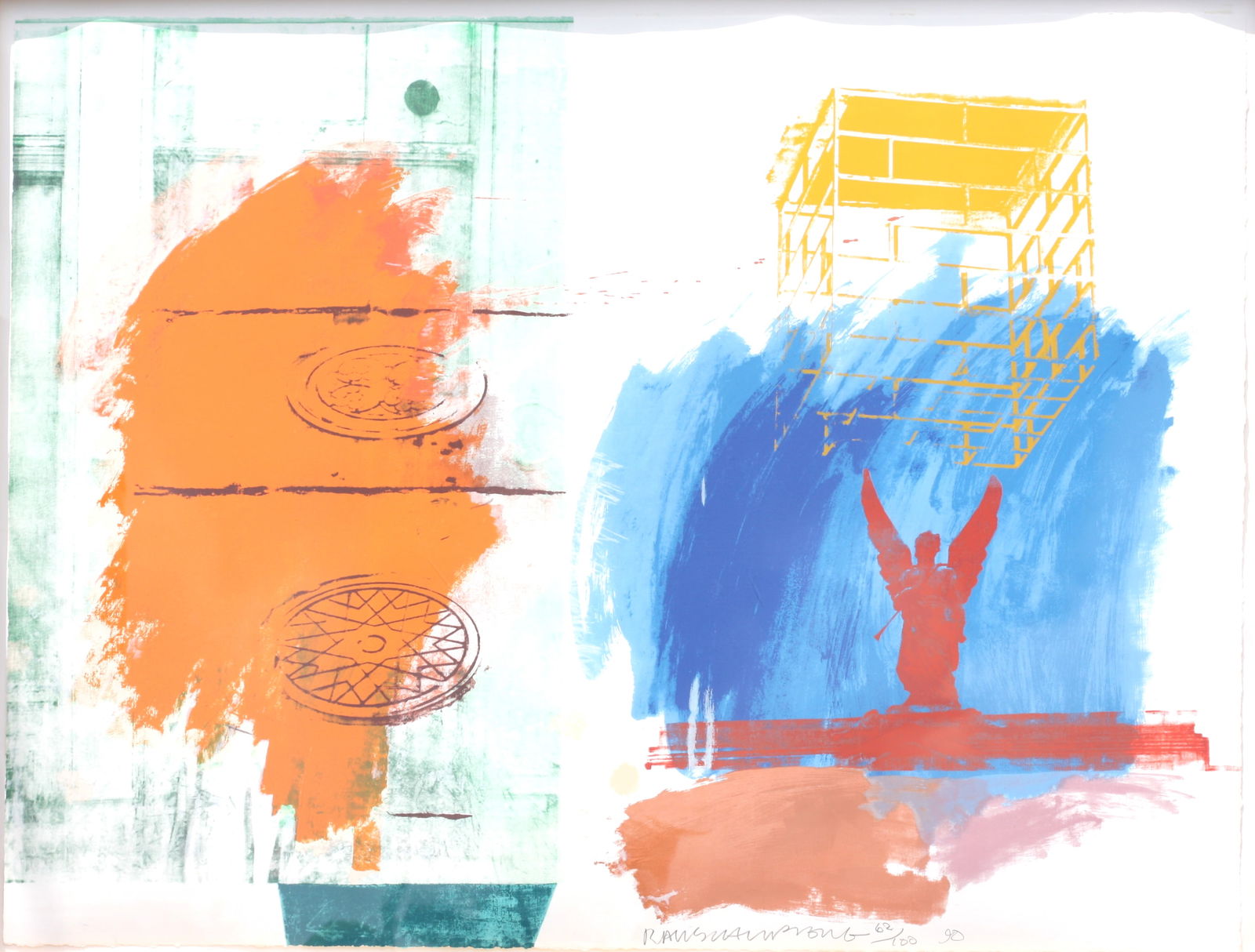 Robert Rauschenberg, (American, 1925-2008) Lithograph (1 of 5)