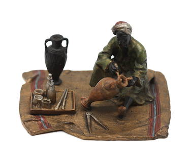 Franz Bergman, (Austrian, 1861-1936) Austrian Cold Painted Bronze