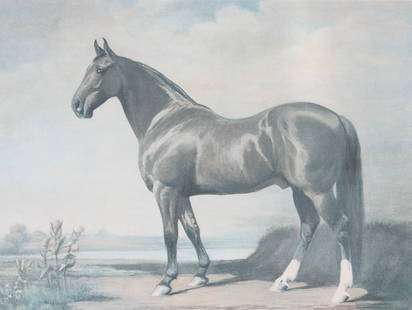 Helen Hayse, Sporting, Rysdyk's Hambletonian, Lithograph: Helen Hayse, Sporting, Rysdyk's Hambletonian lithograph, signed l.r. in pencil, numbered l.l. 47/150. Depicting the mid 19th century, Rysdyk's Hambletonian, a famous American trotter and founding