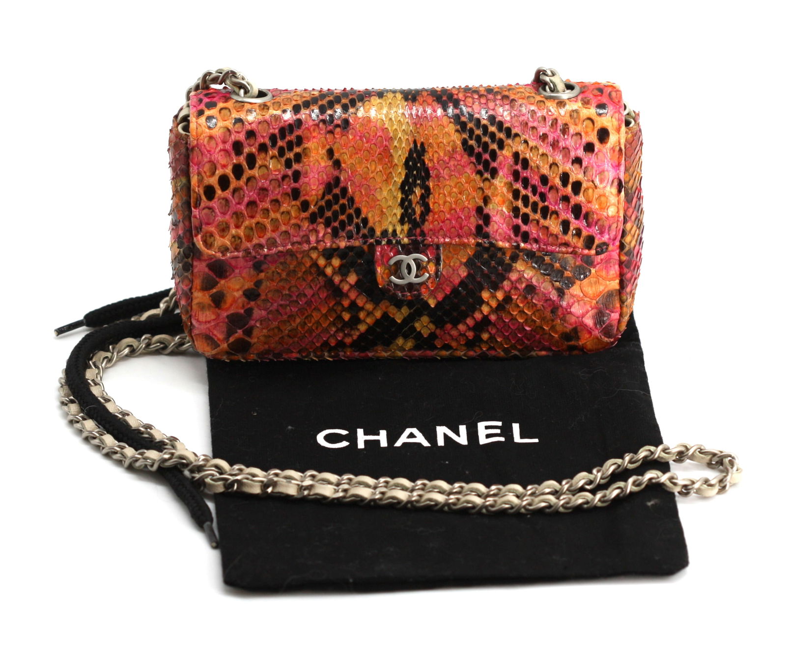 Chanel Multicolor Python Mini Flap Bag - 2