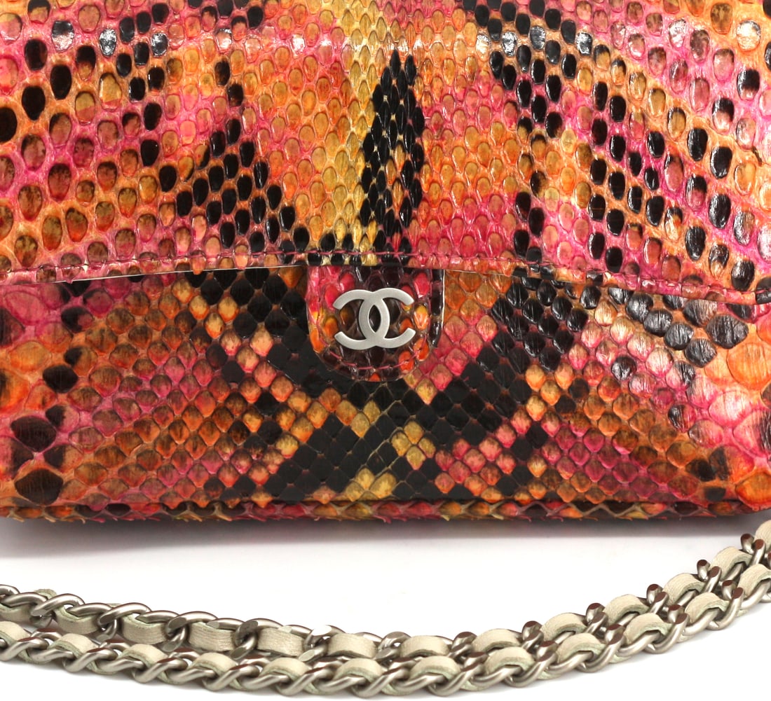 Chanel Multicolor Python Mini Flap Bag - 4