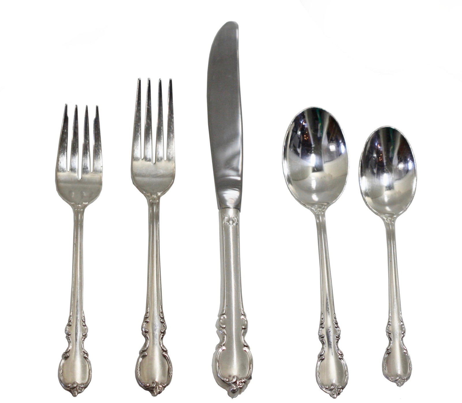 American Sterling Silver Sixty-Six Piece Flatware Service (1 of 8)