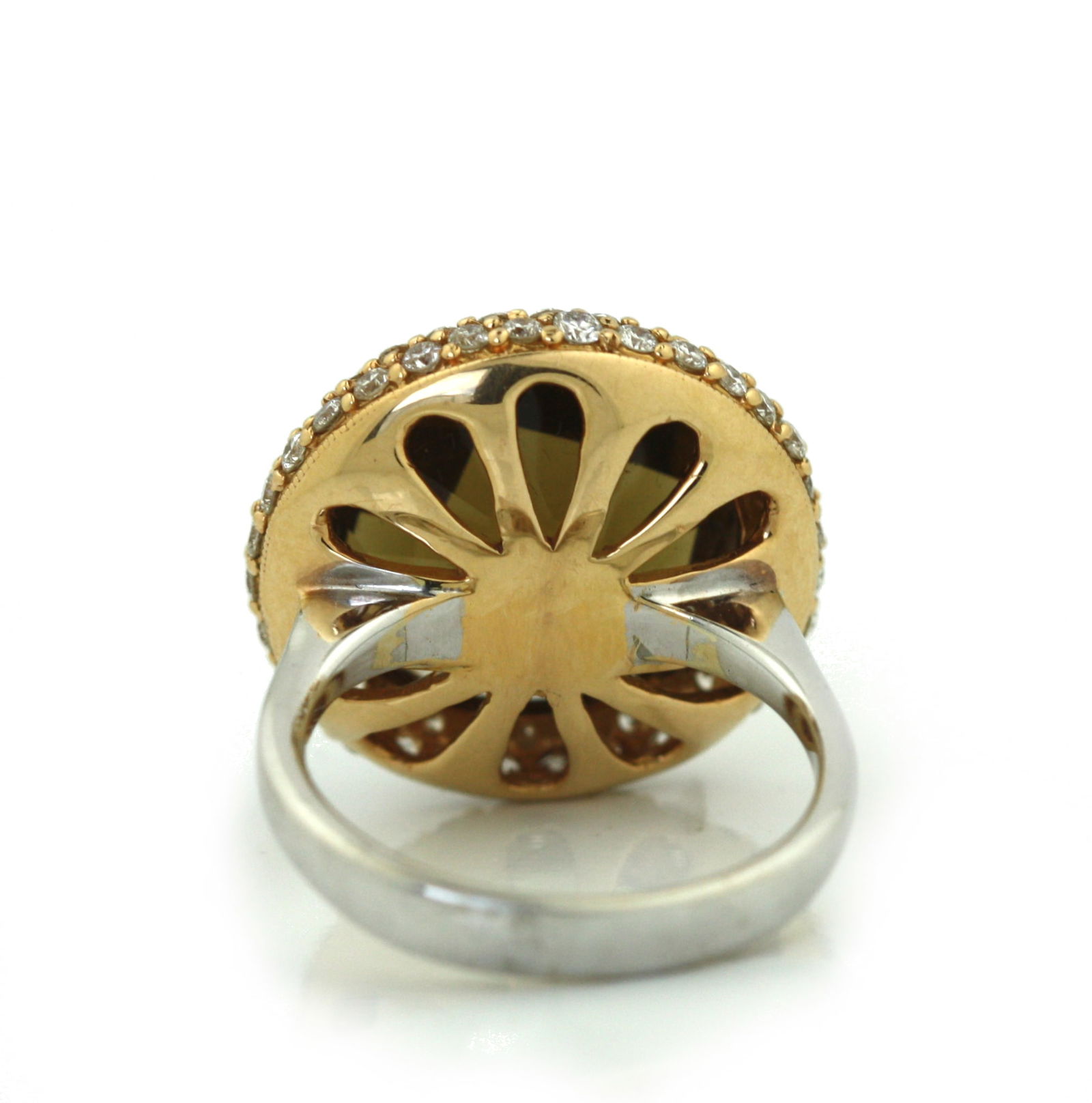 Quartz and Diamond Ring - 5