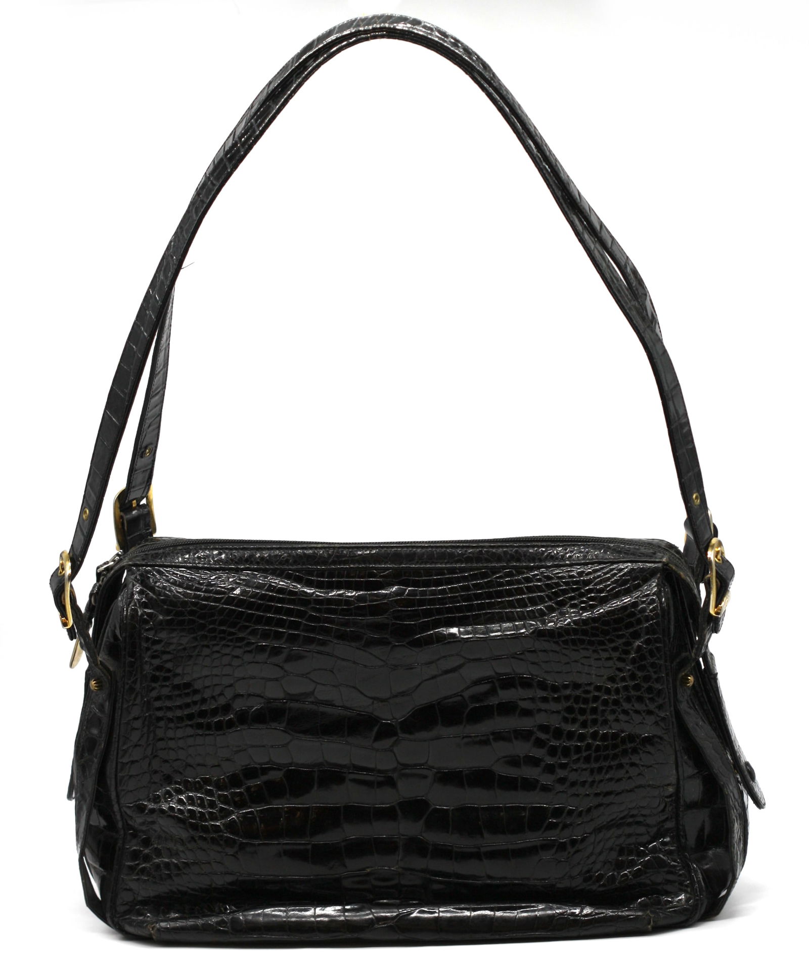 Gucci Black Alligator Handbag (1 of 7)