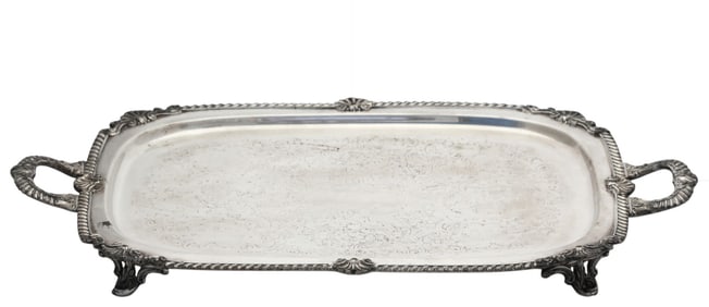 Victorian Silver Plate Tea Tray
