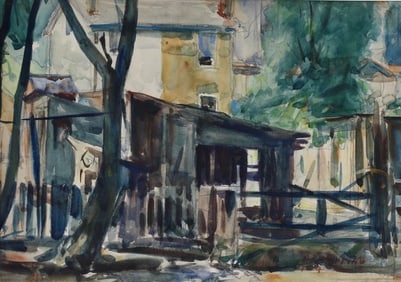 Antonio Pietro Martino (American, 1902-1988), Watercolor