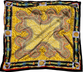 Versace Double-Sided Printed Silk Throw/Cover