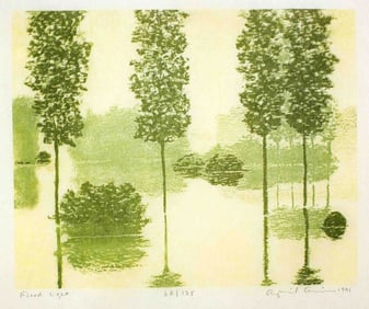 April Gornik, (American, b. 1953) Lithograph
