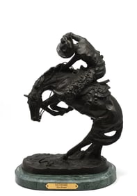 After, Frederic Remington, (American, 1861-1909) Sculpture