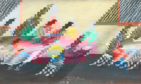 Clestin Faustin, (Haitian, 1948-1981) Painting