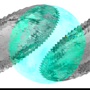 Important 22.30-Carat Emerald, GIA Certified, Russian Origin: Important 22.30-Carat Emerald, GIA Certified, Russian OriginA magnificent oval modified brilliant-cut emerald weighing 22.30 carats, displaying a rich, saturated green color with fine