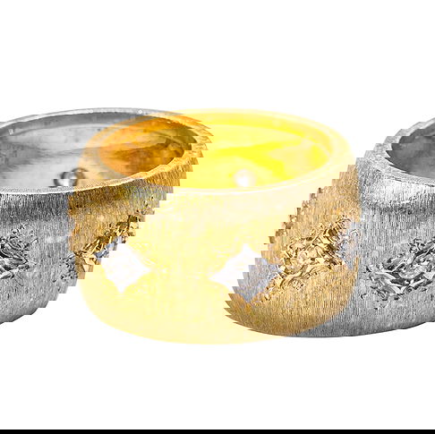 Buccellati, Diamond Band Ring, 18K Gold