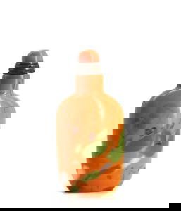 Fine Chinese Multi-Colored Peking Glass Snuff Bottle