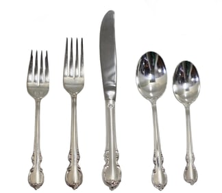 American Sterling Silver Sixty-Six Piece Flatware Service