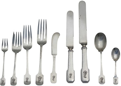 Shreve & Co. Sterling Silver One Hundred Thirty-Three Piece Flatware Service