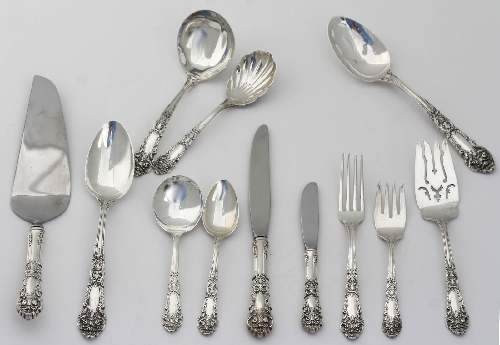 Reed & Barton Sterling Silver Part Flatware Service, 1941 - 11