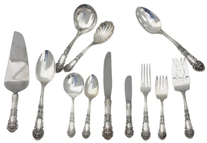Reed & Barton Sterling Silver Part Flatware Service, 1941