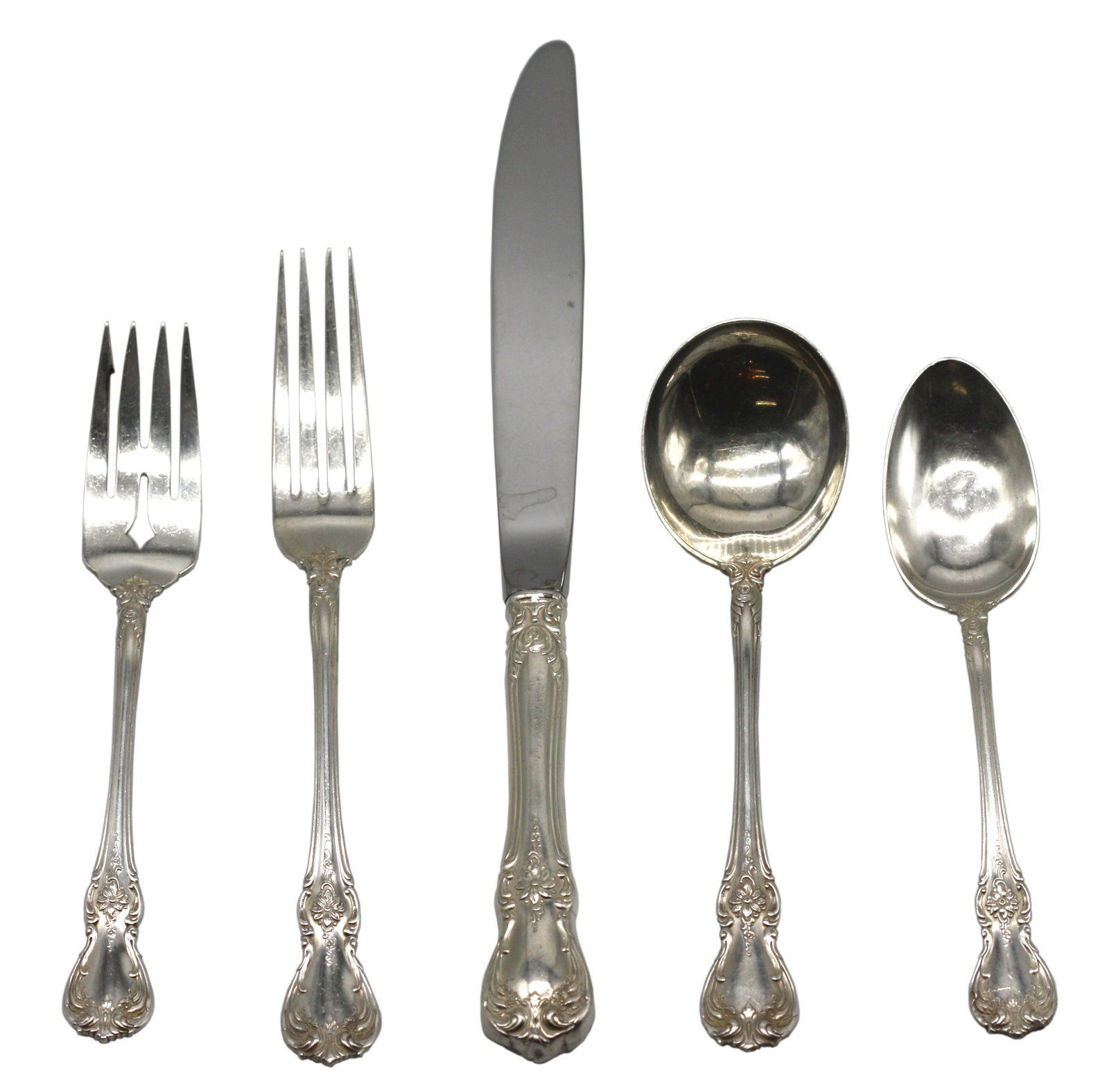 Towle Sterling Silver “Old Master Pattern Flatware Service, 58 Pieces (1 of 7)