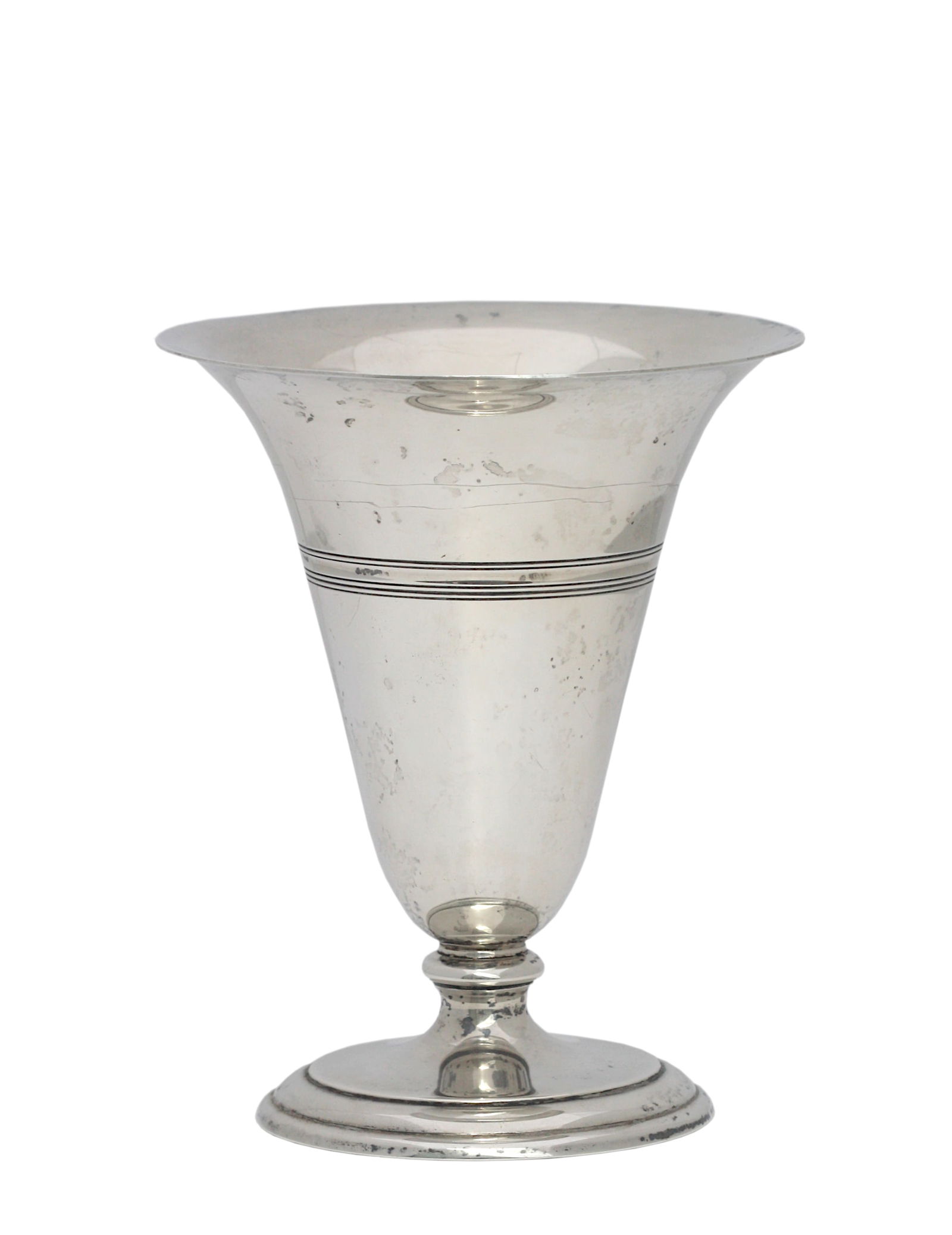 American Sterling Silver Trumpet-Form Vase (1 of 6)