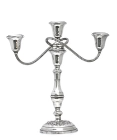 Gorham Sterling Silver Three-Light Candelabra