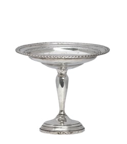 American Sterling Silver Tazza