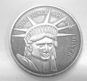 1 oz. Silver Coin, Statue of Liberty Head