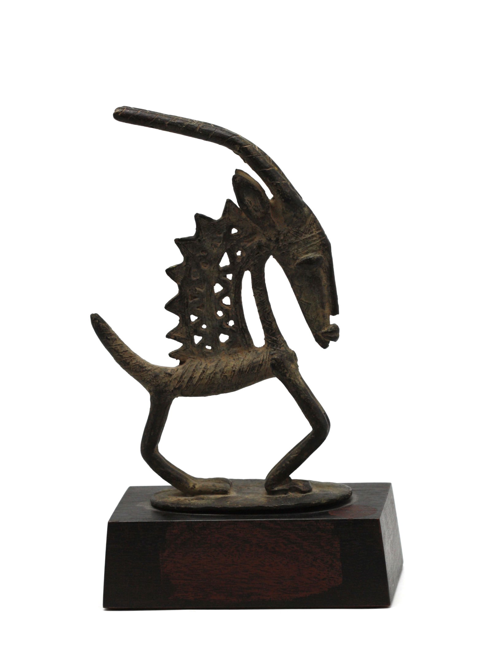 Bamana Peoples, Mali, Herbalist Ty-Wara Bronze Antelope (1 of 6)