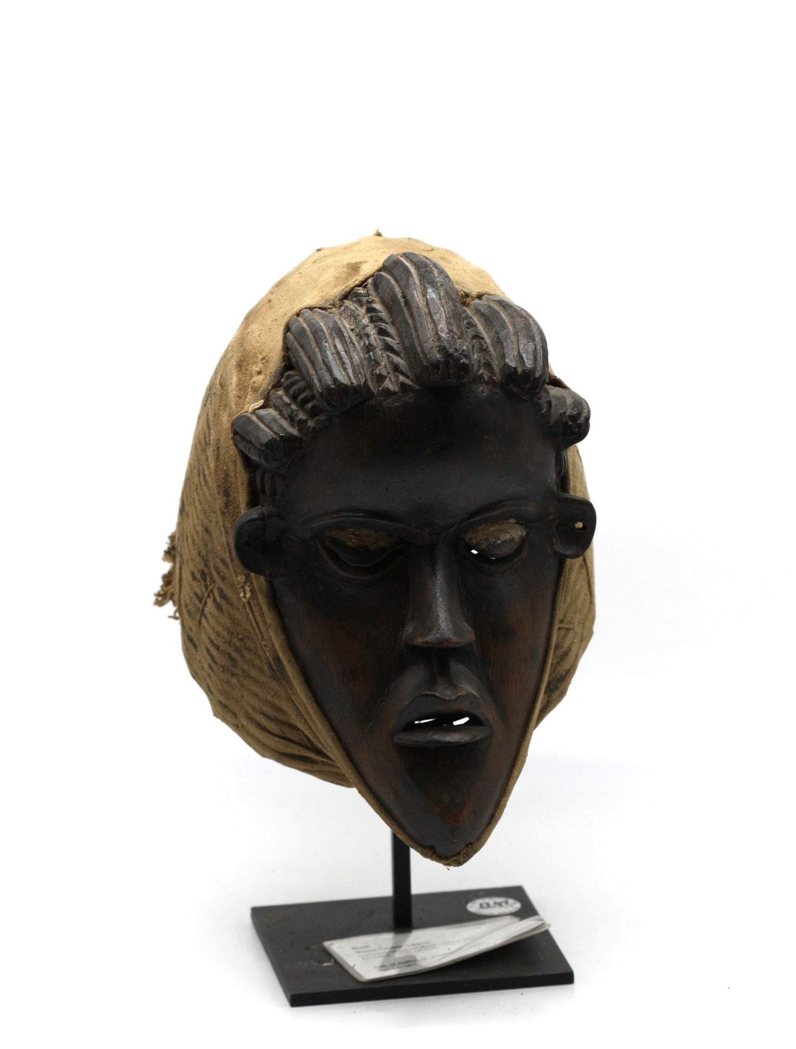 Bamun Royal Ox-Head Beaded Wood Dance Mask, Cameroon (1 of 5)