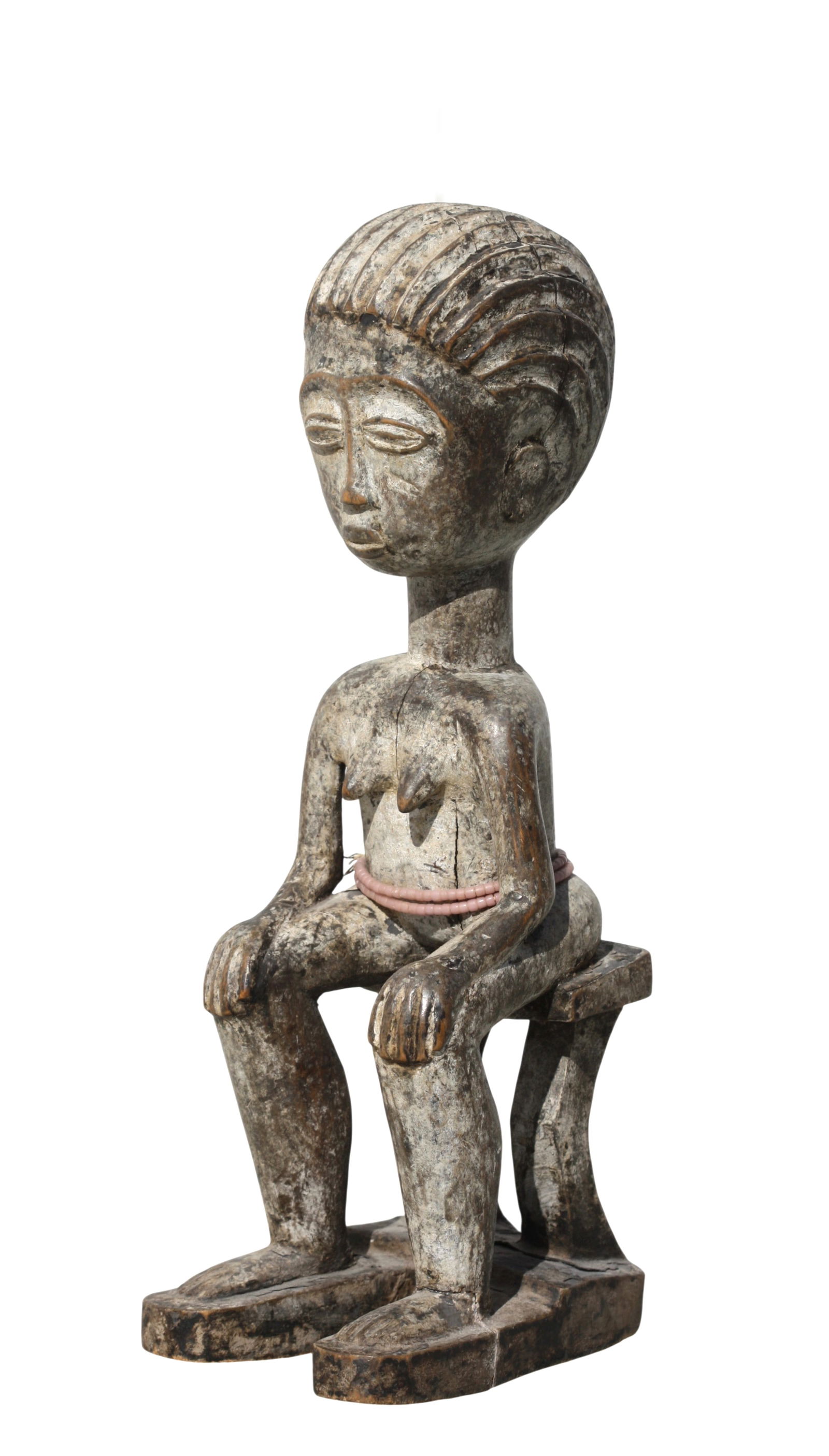 Baule Peoples, Female Ancestral Figure, Cote de Ivorie (1 of 7)