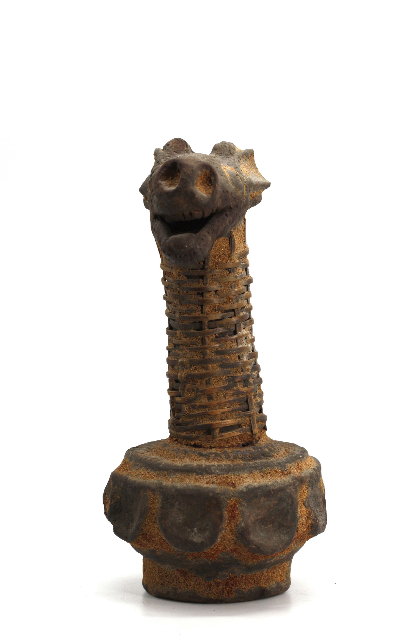 Republic of Cameroon Terra Cotta Herbal Medicine Vessel (1 of 6)