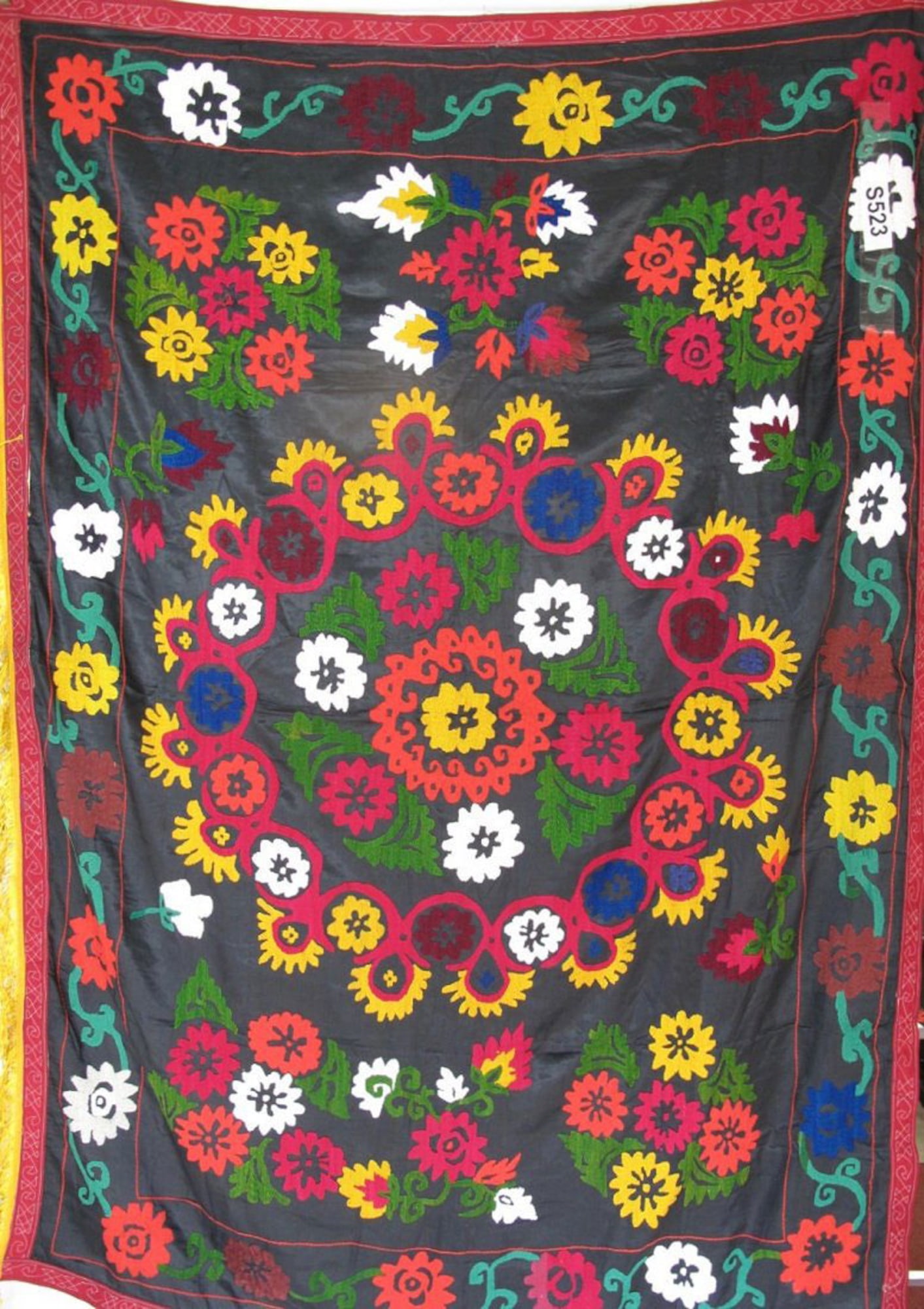 Central Asian Embroidered Suzani, Samarkand, Uzbekistan (1 of 5)