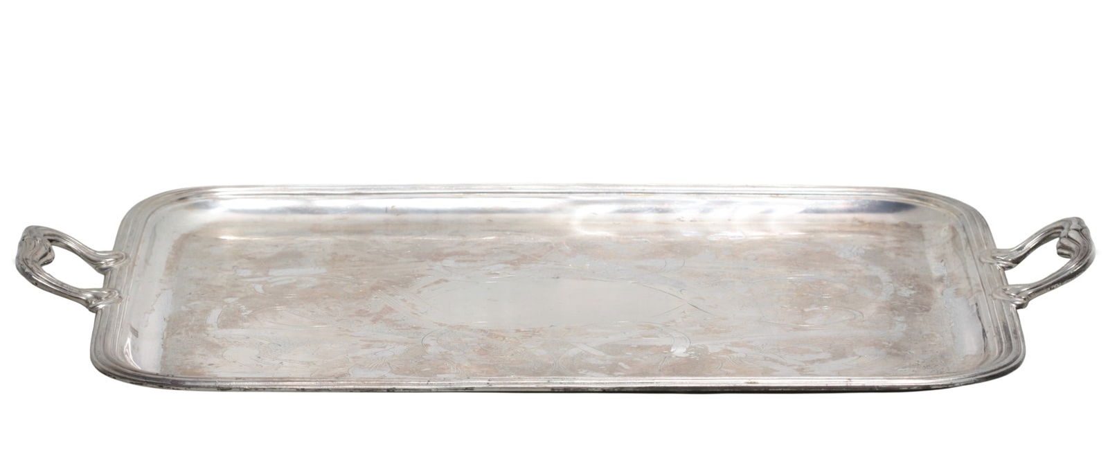 Christoffel Silverplate Two-Handled Rectangular Tray (1 of 8)
