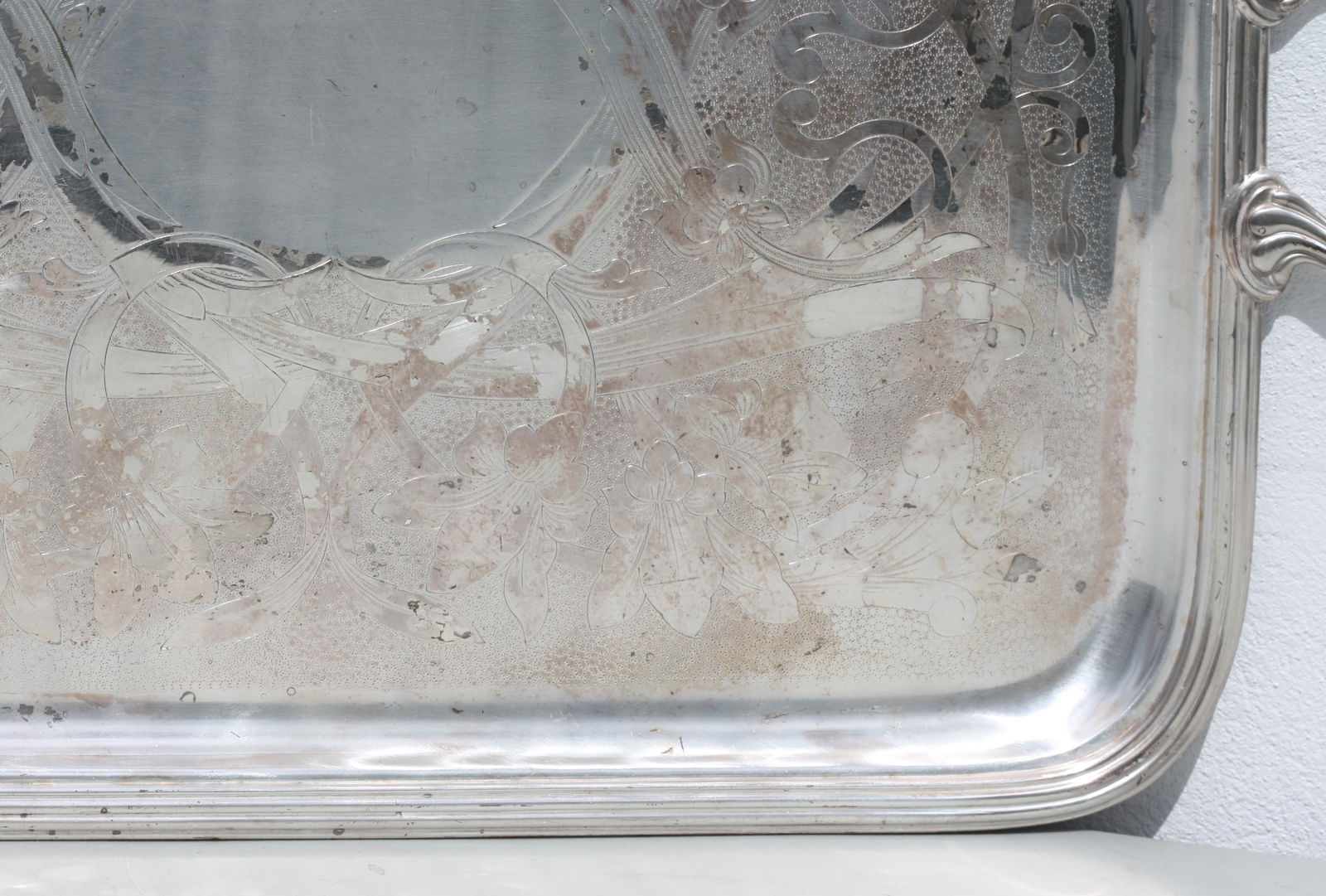 Christoffel Silverplate Two-Handled Rectangular Tray - 6