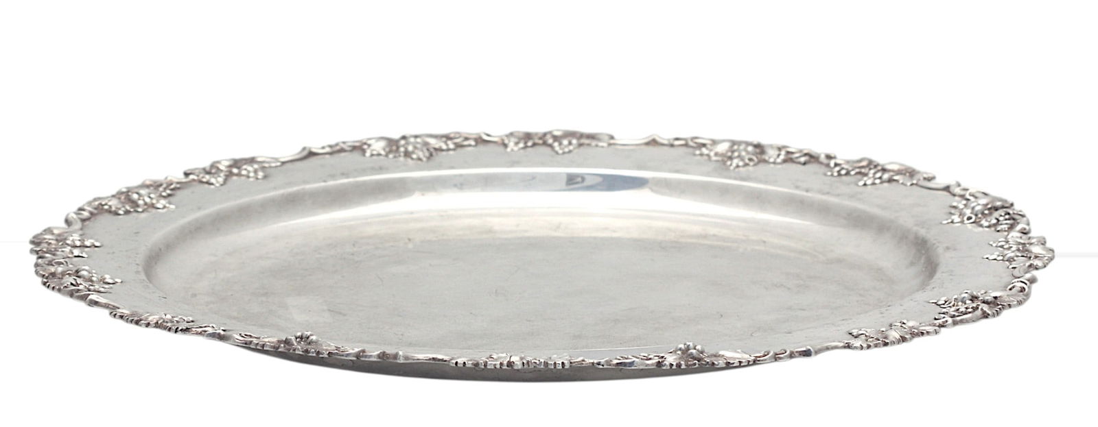 Silver Plate Circular Tray (1 of 9)