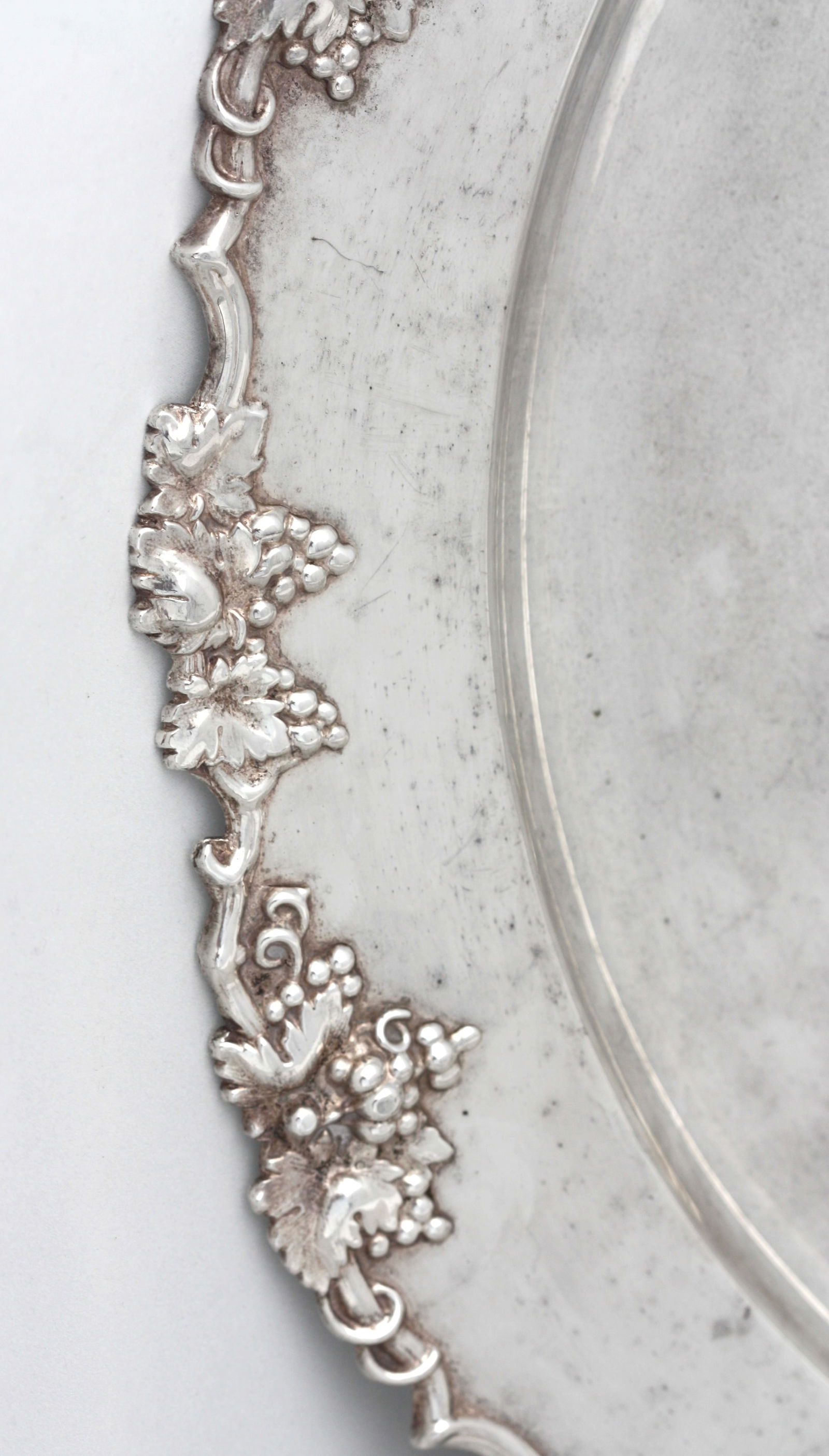 Silver Plate Circular Tray - 6