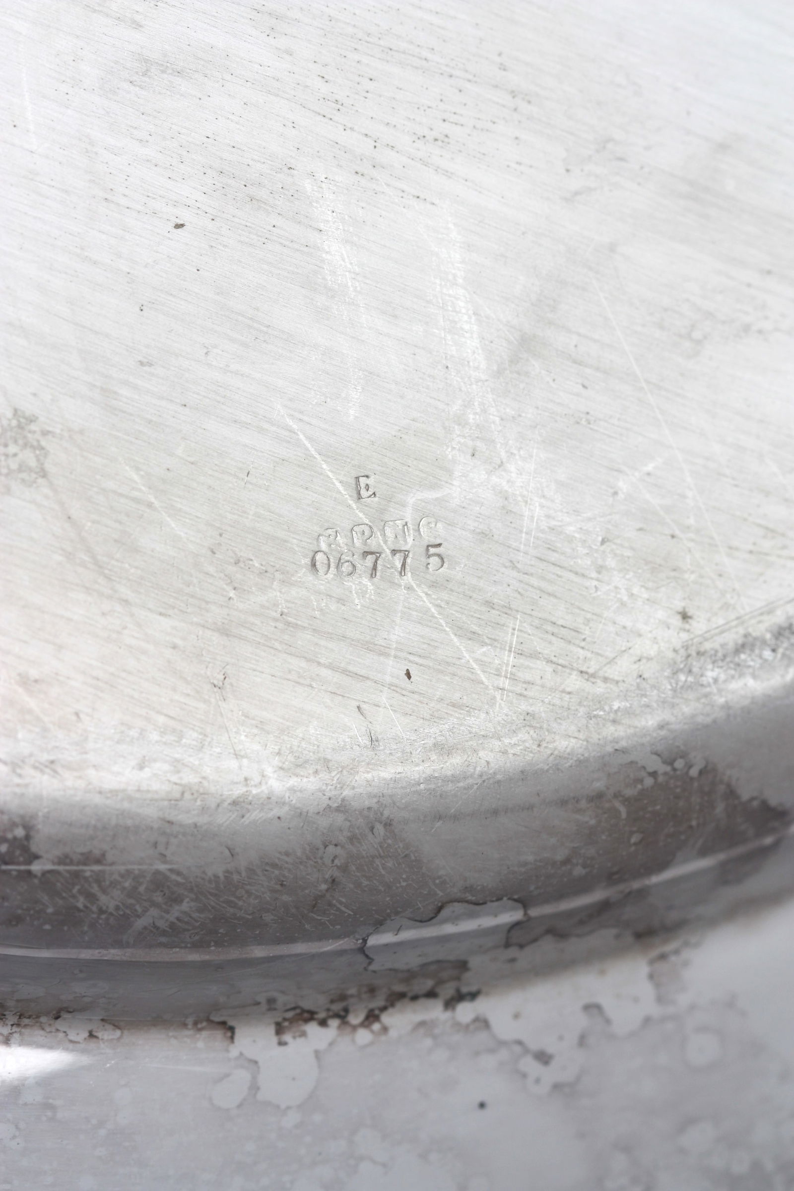 Silver Plate Circular Tray - 8