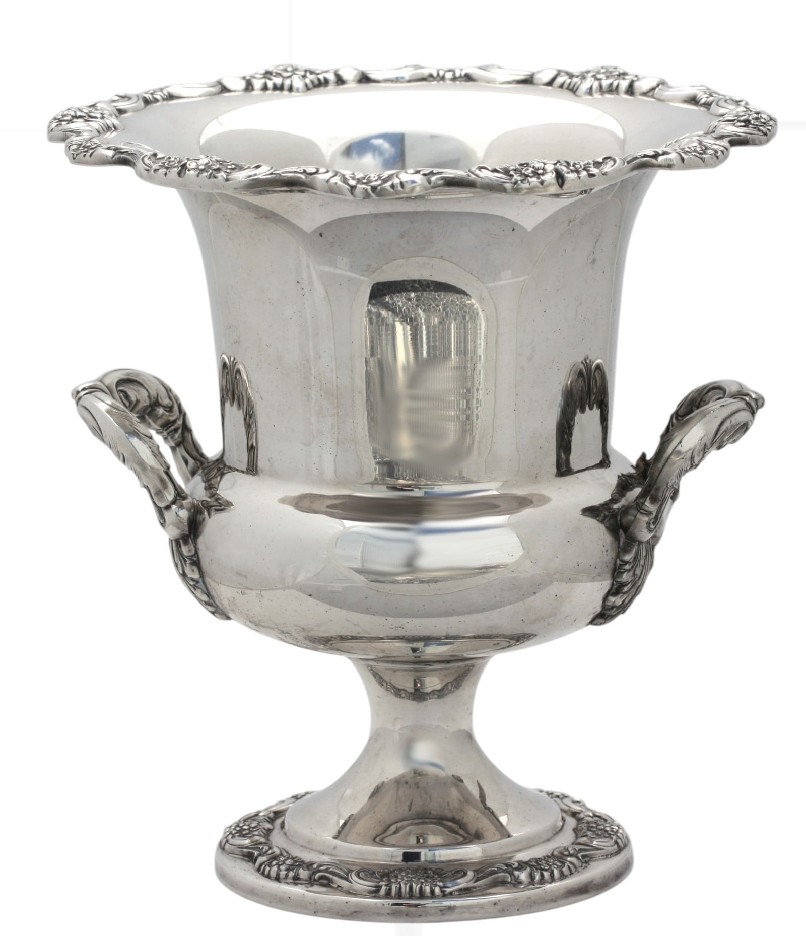 George III Style Silver Plate Wine Cooler (1 of 8)
