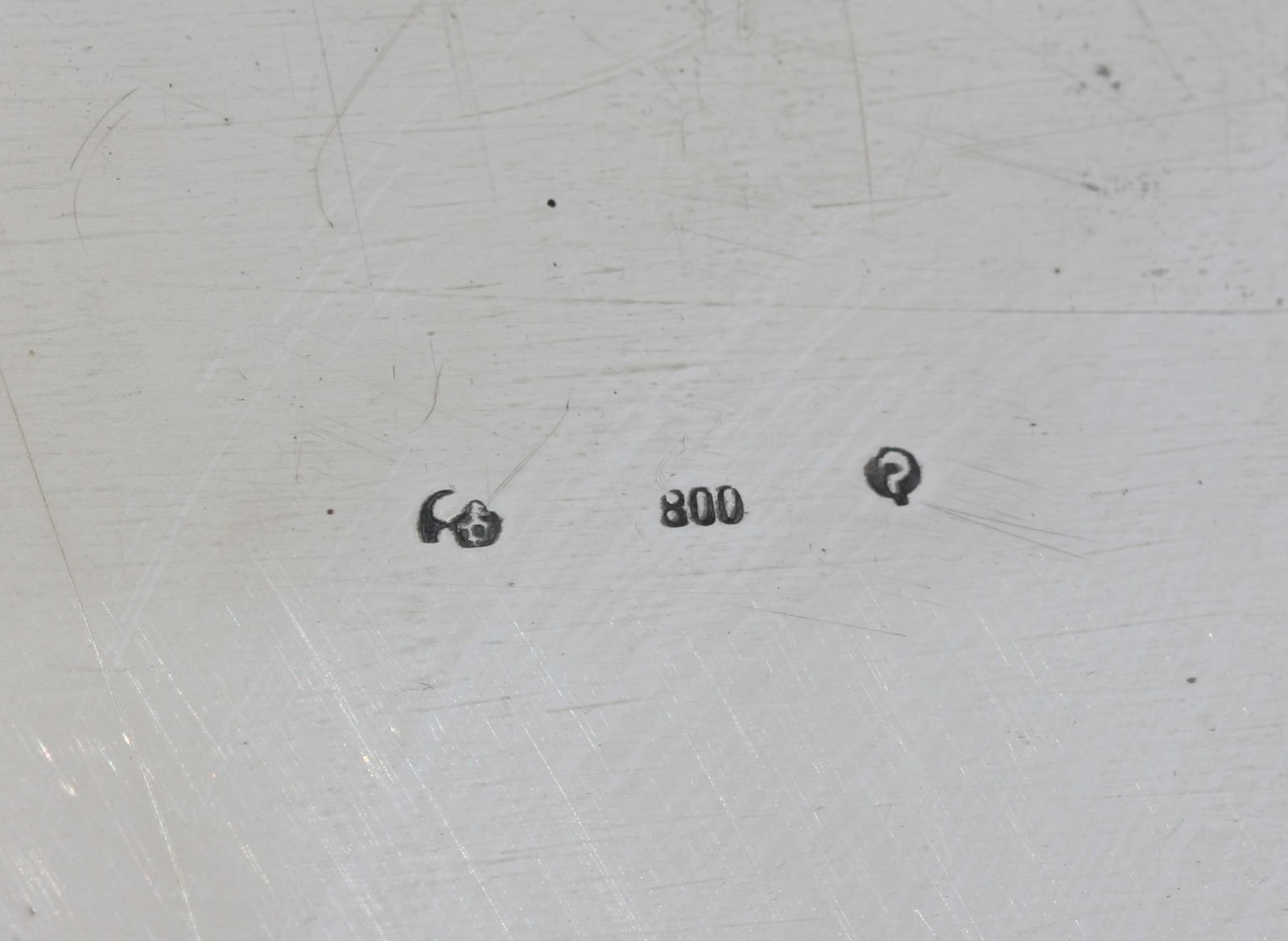 Silver Rectangular Tray, - 5