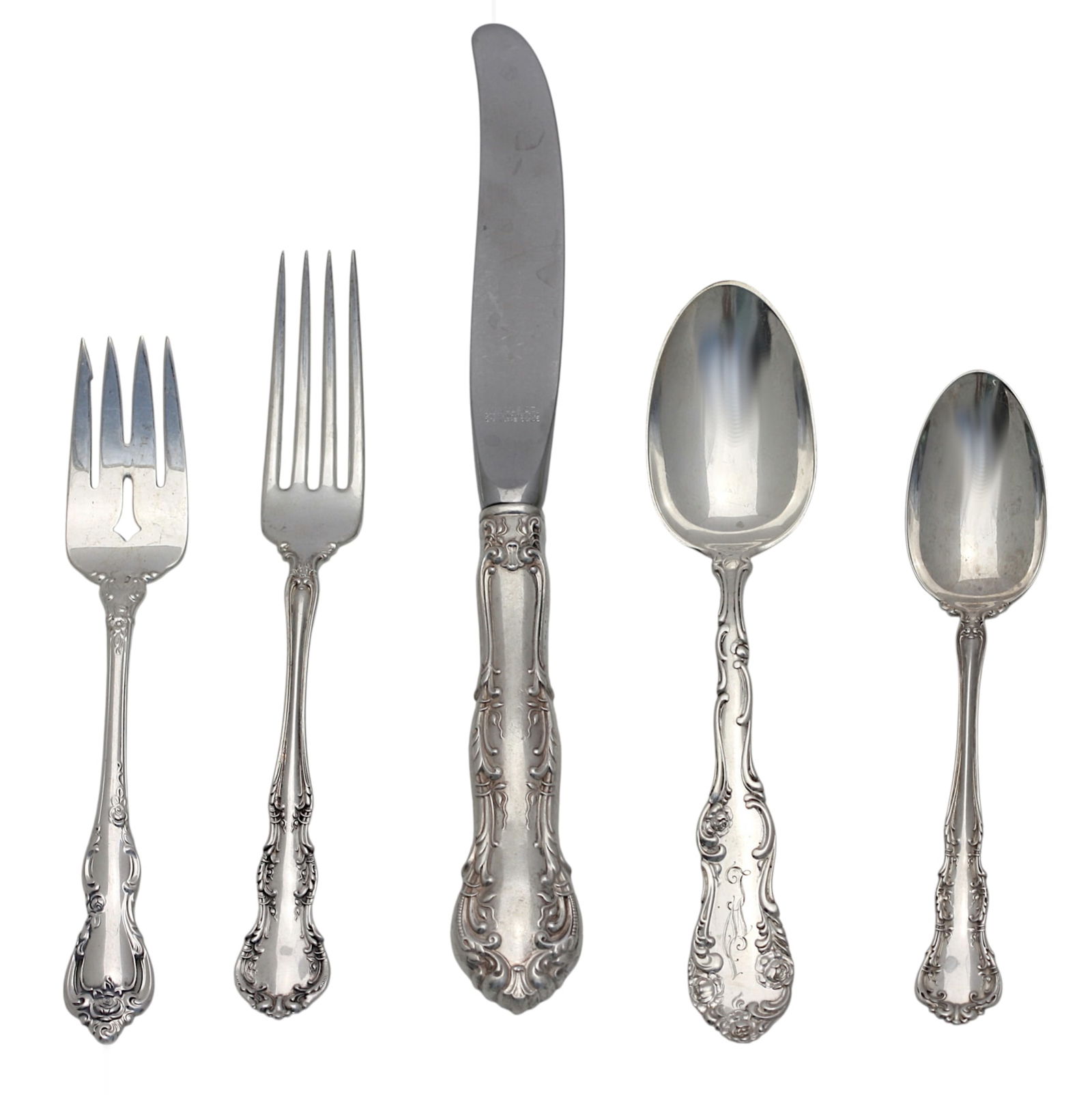 American Sterling Silver 71 Pieces Flatware Service (1 of 7)