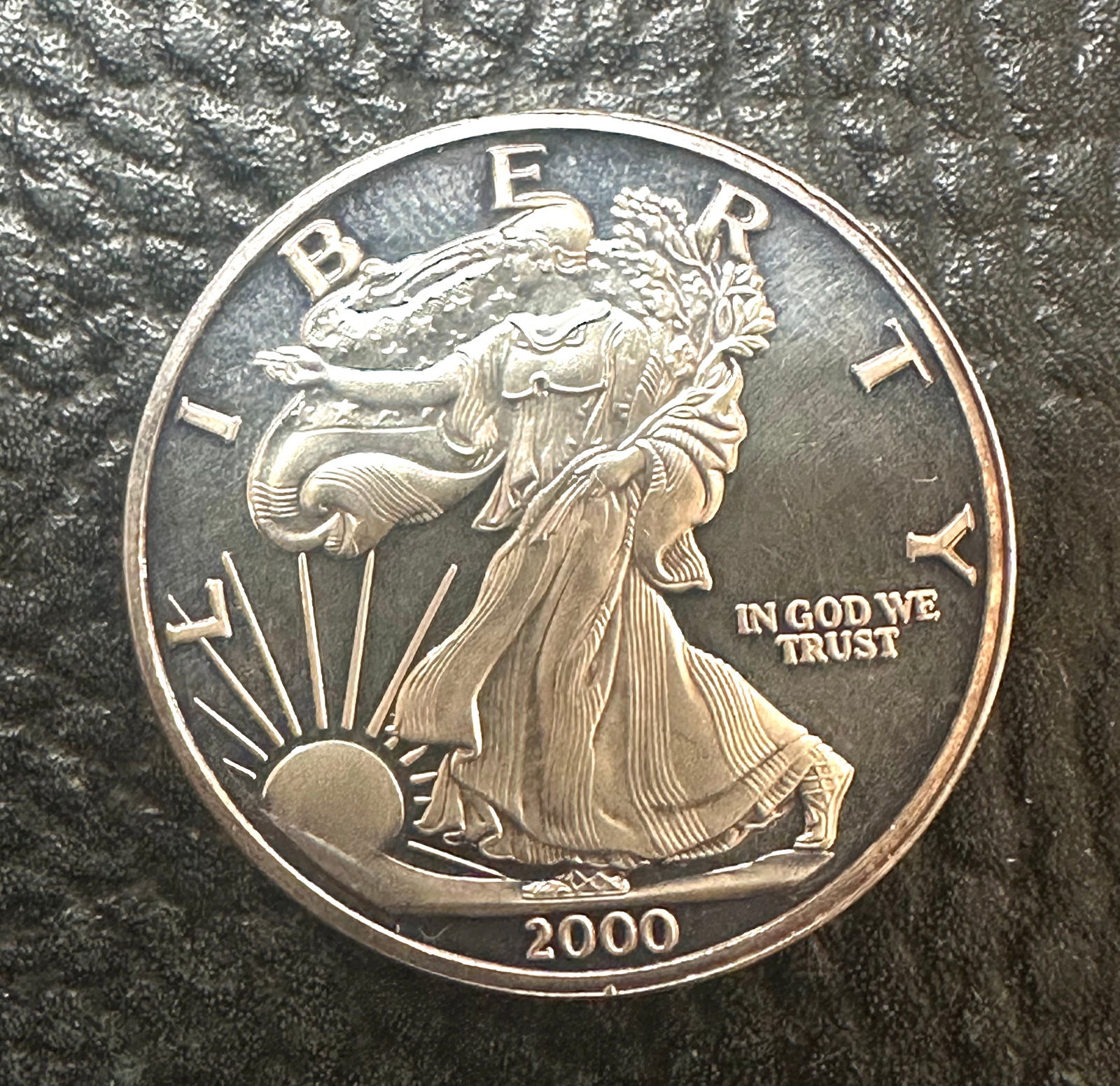 Silver Coin, The Dawn of a New Millennium, 2000: Silver Coin, The Dawn of a New Millennium, 20001 troy oz. FS