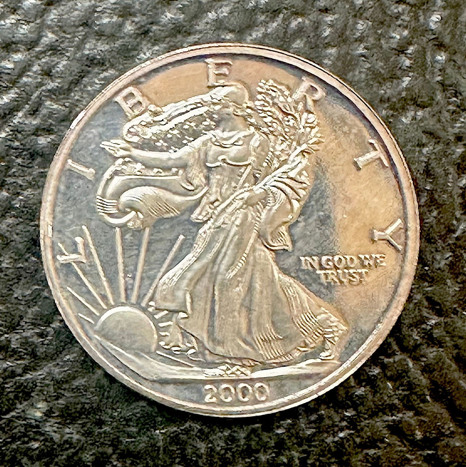 Silver Coin, The Dawn of a New Millennium, 2000: Silver Coin, The Dawn of a New Millennium, 20001 troy oz. FS